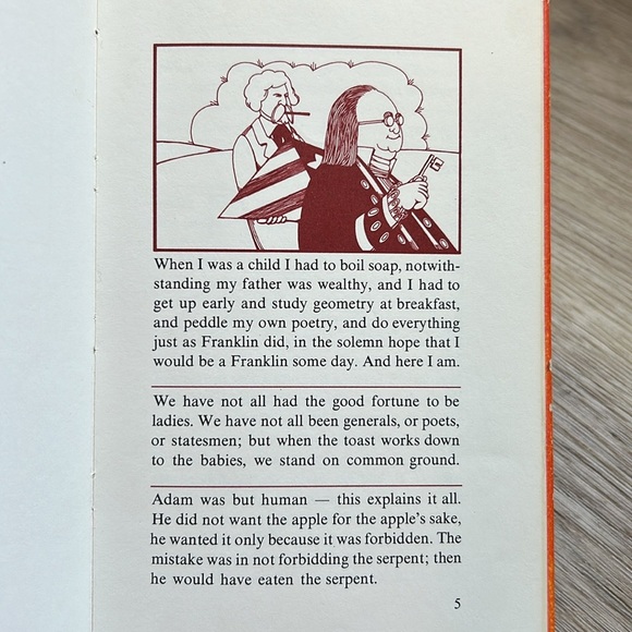 Vintage “A Treasury of Mark Twain” Collection of Witticisms & Quotes Book 1967 - Picture 6 of 12